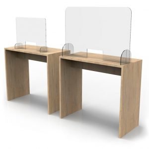 Mampara de mostrador para comercios