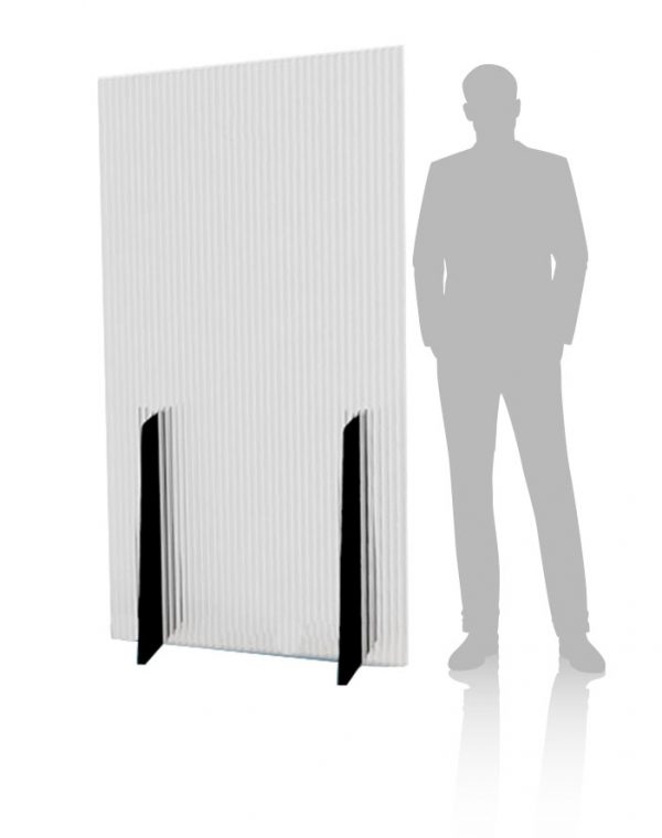 mampara-pie-protectik Mampara policarbonato celular